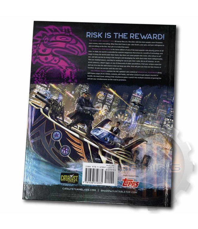 Shadowrun RPG Shadowrun 6th Edition Core Rule Book City Edition Seattle