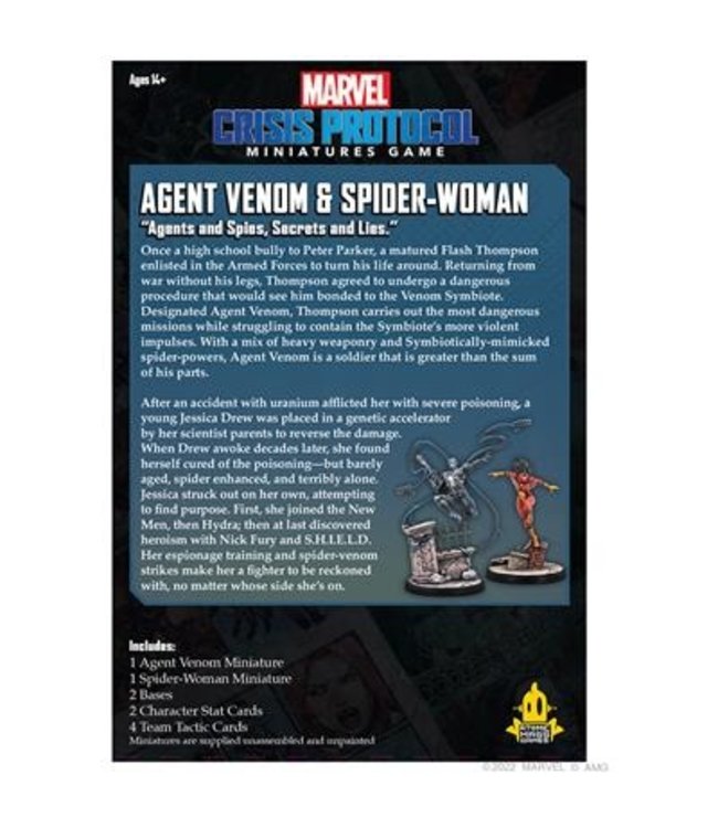 Marvel Marvel Crisis Protocol: Agent Venom & Spider-Woman