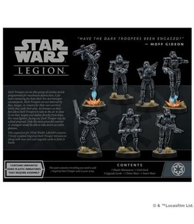 Star Wars Legion Dark Troopers Unit Expansion