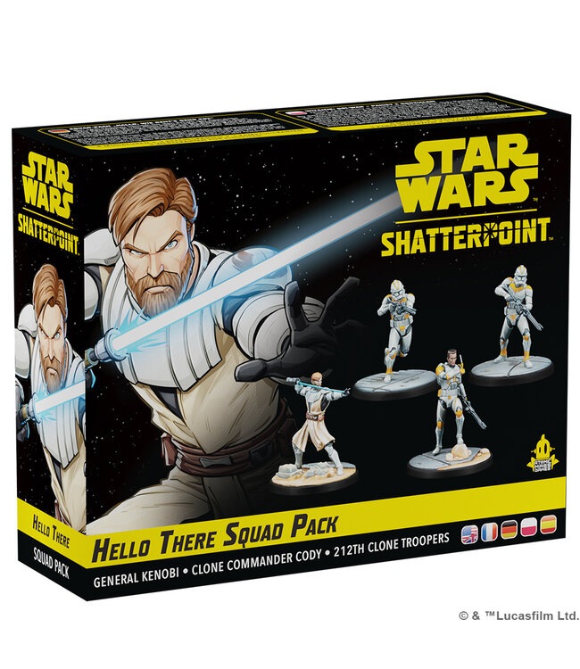 Star Wars Shatterpoint Star Wars: Shatterpoint - Hello There: General Obi-Wan Kenobi Squad Pack