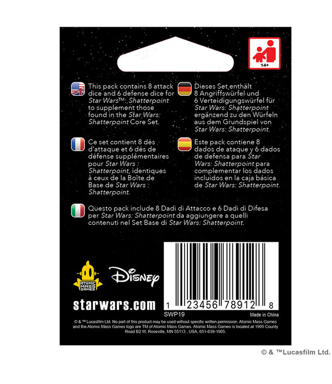 Star Wars Shatterpoint Star Wars: Shatterpoint - Dice Pack