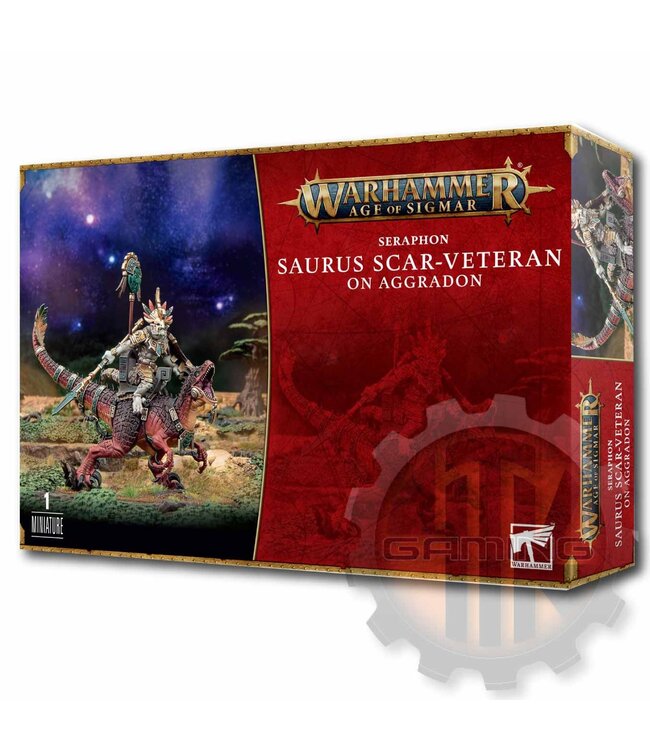 Age Of Sigmar Seraphon:Saurus Scar-Veteran On Aggradon