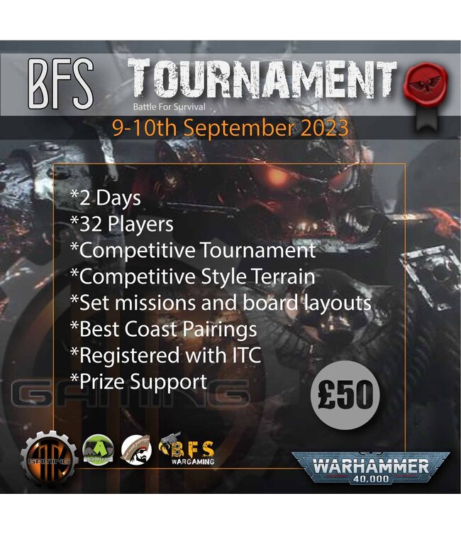4Tk Gaming BFS 2 Day Warhammer 40000 Winter Tournament