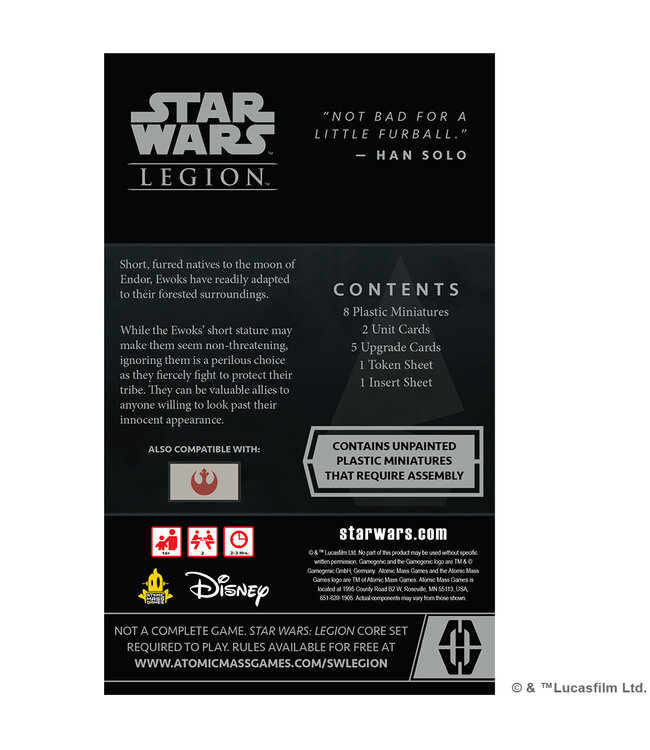 Star Wars Legion * Ewok Warriors Unit Expansion
