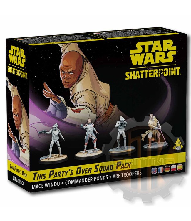 Star Wars Shatterpoint Star Wars: Shatterpoint - This Party's Over: Mace Windu Squad Pack