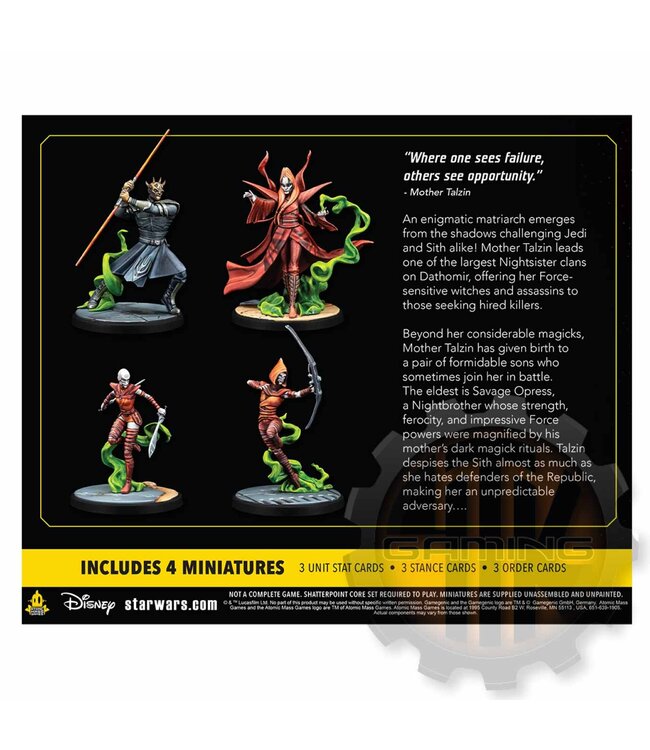 Star Wars Shatterpoint Star Wars: Shatterpoint - Witches of Dathomir: Mother Talzin Squad Pack