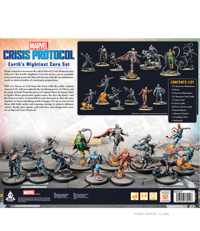 Marvel Marvel Crisis Protocol: Earth's Mightiest Core Set