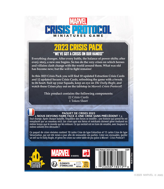 Marvel Marvel Crisis Protocol: Crisis Card Pack 2023