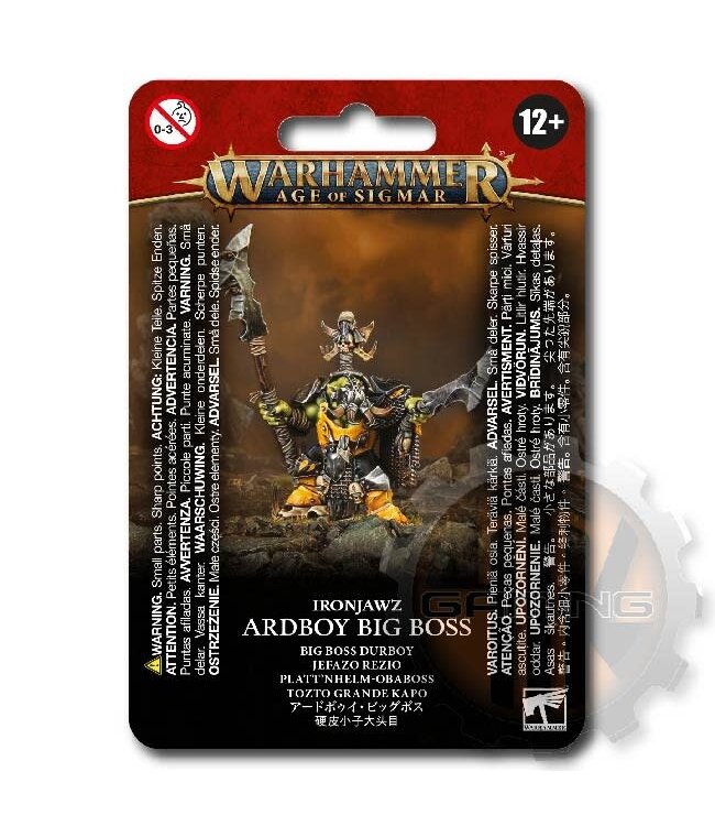 Age Of Sigmar Orruk Warclans: Ardboy Big Boss