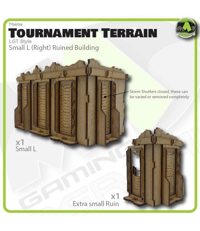 MAD Gaming Terrain Small L (Right) - LGT Style Tournament Terrain MkII