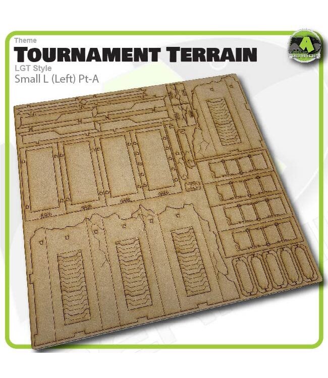 MAD Gaming Terrain Small L (Left) - LGT Style Tournament Terrain MkII