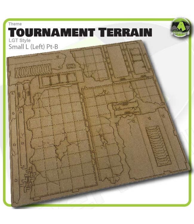 MAD Gaming Terrain Small L (Left) - LGT Style Tournament Terrain MkII