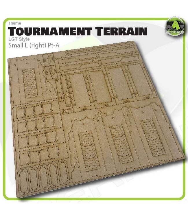 MAD Gaming Terrain Small L (Right) - LGT Style Tournament Terrain MkII