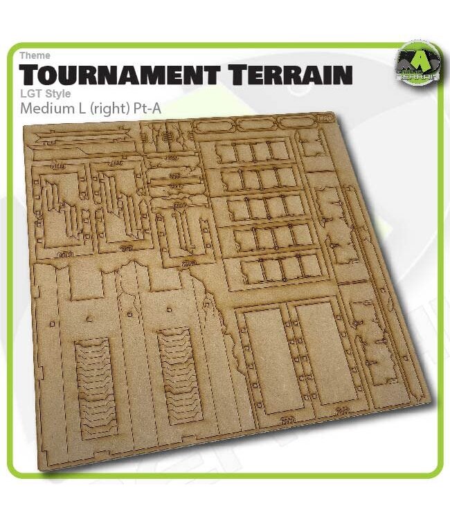 MAD Gaming Terrain Medium L (Right) - LGT Style Tournament Terrain MkII