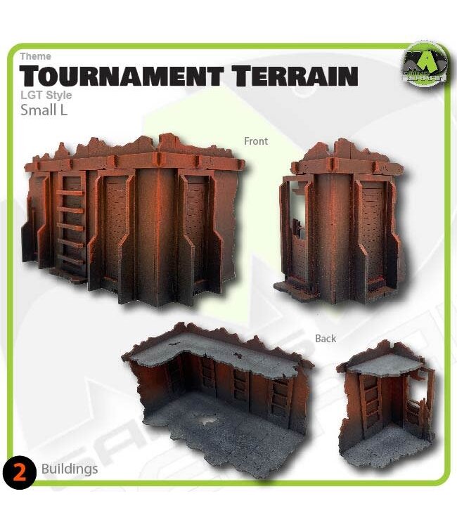 MAD Gaming Terrain Small L (Right) - LGT Style Tournament Terrain MkII