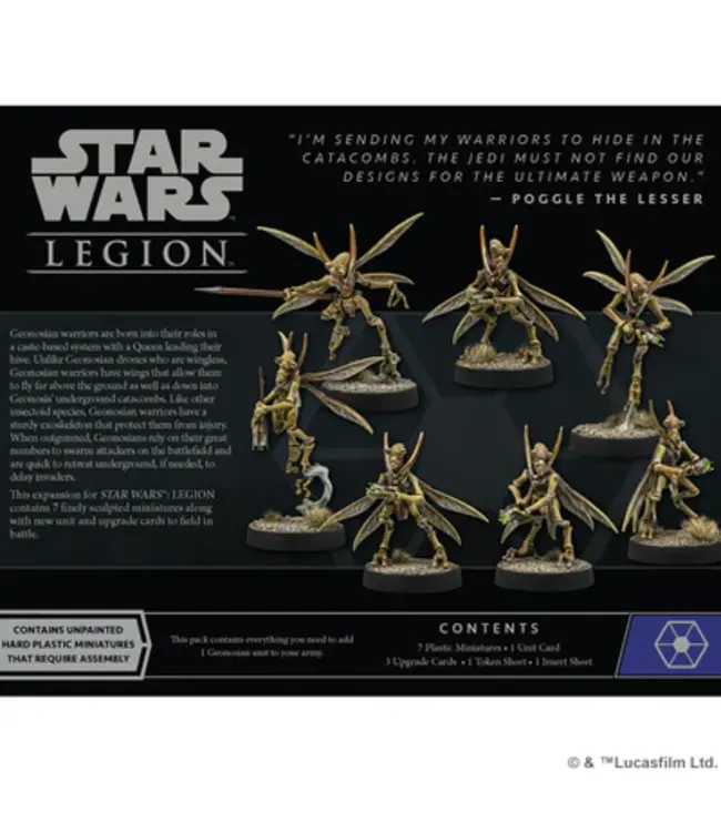 Star Wars Legion Geonosian Warriors Squad Pack