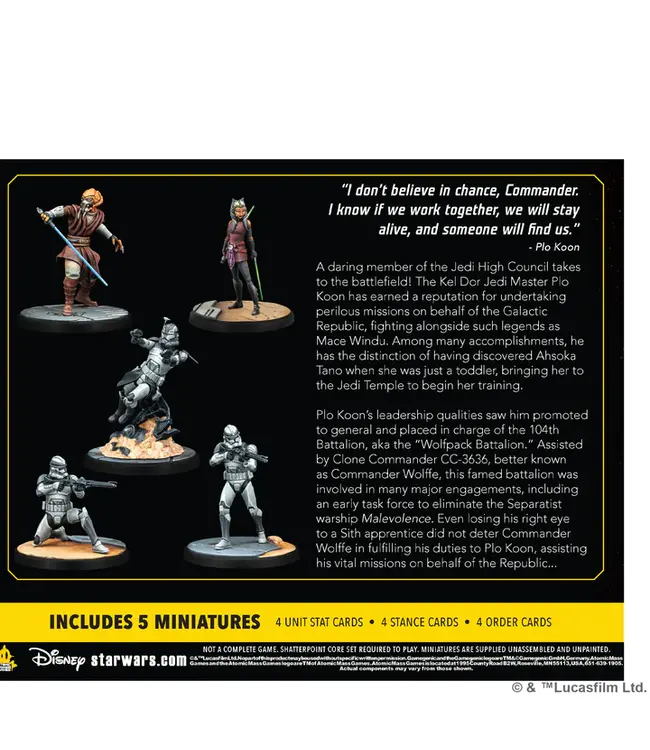 Star Wars Shatterpoint Star Wars: Shatterpoint - Lead by Example Squad Pack