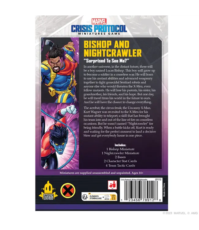 Marvel Marvel Crisis Protocol: Bishop & Nightcrawler