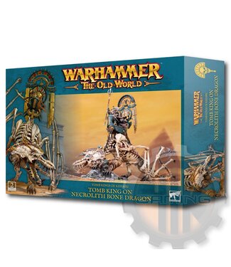 Old World Tome Kings Of Khemri: Tomb King On Necrolith Bone Dragon