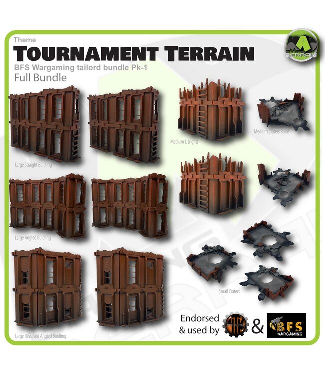 MAD Gaming Terrain Mayger Range Tournament Terrain Pack 1