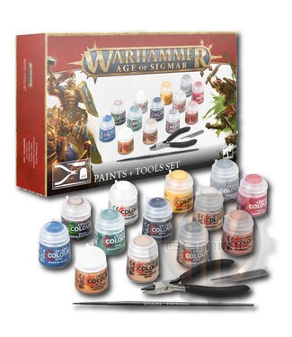 Age Of Sigmar Age of Simar Paints+Tools