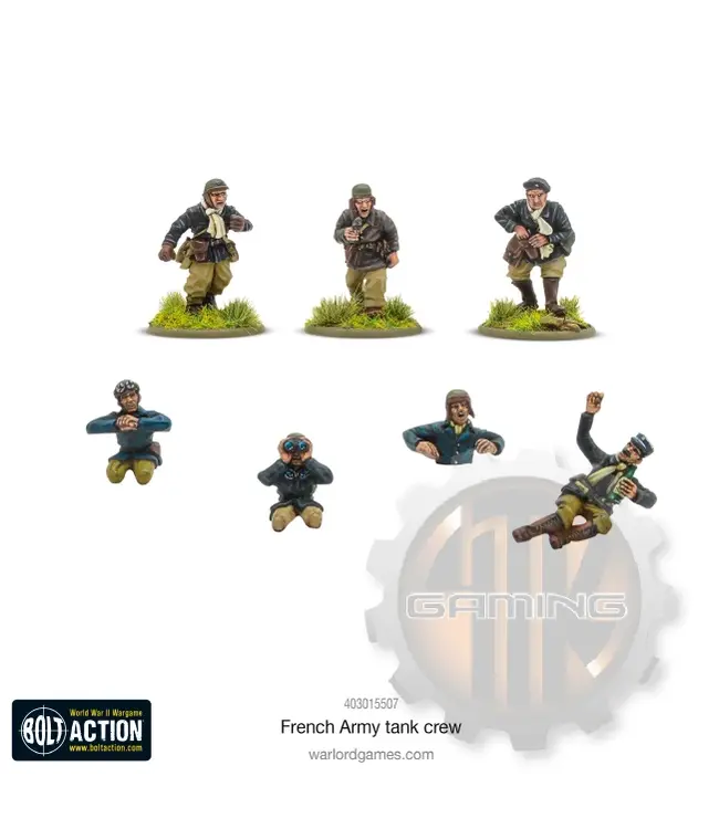 Bolt Action French Army tank crew