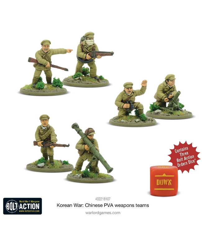 Bolt Action Korean War: Chinese PVA weapons teams