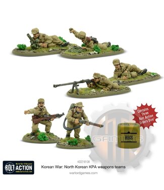 Bolt Action Korean War: North Korean KPA weapons teams