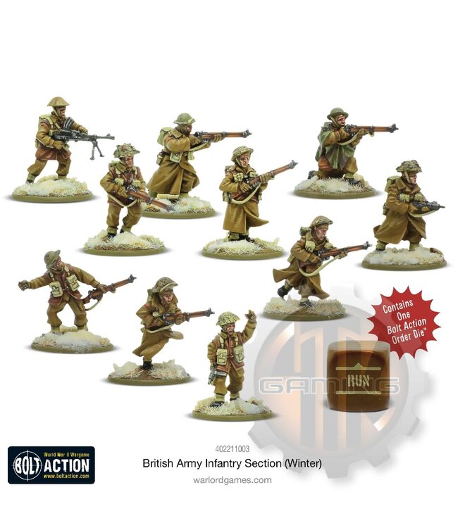 Bolt Action British Army infantry section (Winter)