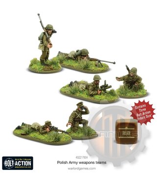 Bolt Action Polish Army weapons teams