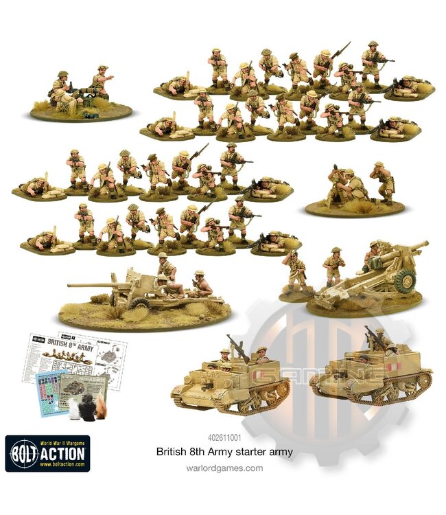 Bolt Action 8th Army Starter Army
