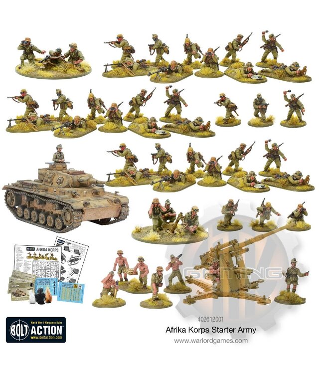 Bolt Action Afrika Korps Starter Army
