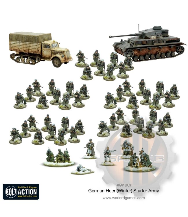 Bolt Action German Heer Winter Starter Army