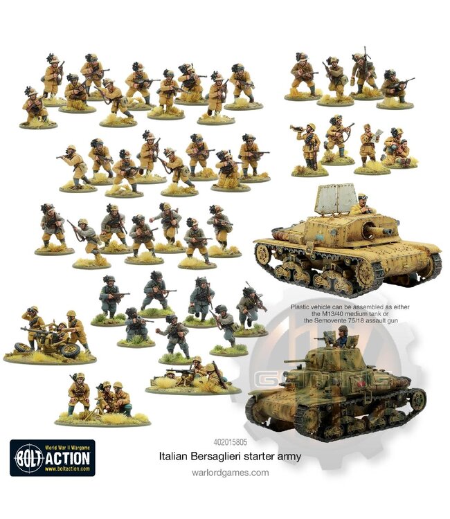 Bolt Action Italian Bersaglieri starter army
