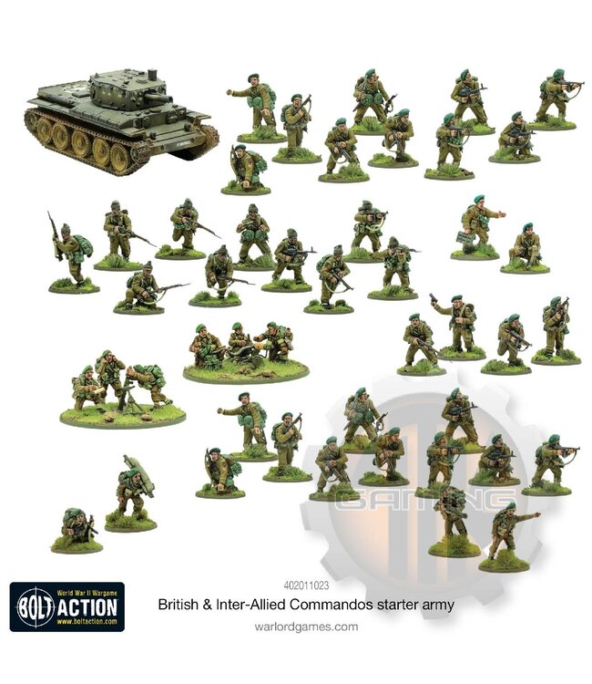 Bolt Action British & Inter-Allied Commandos starter army