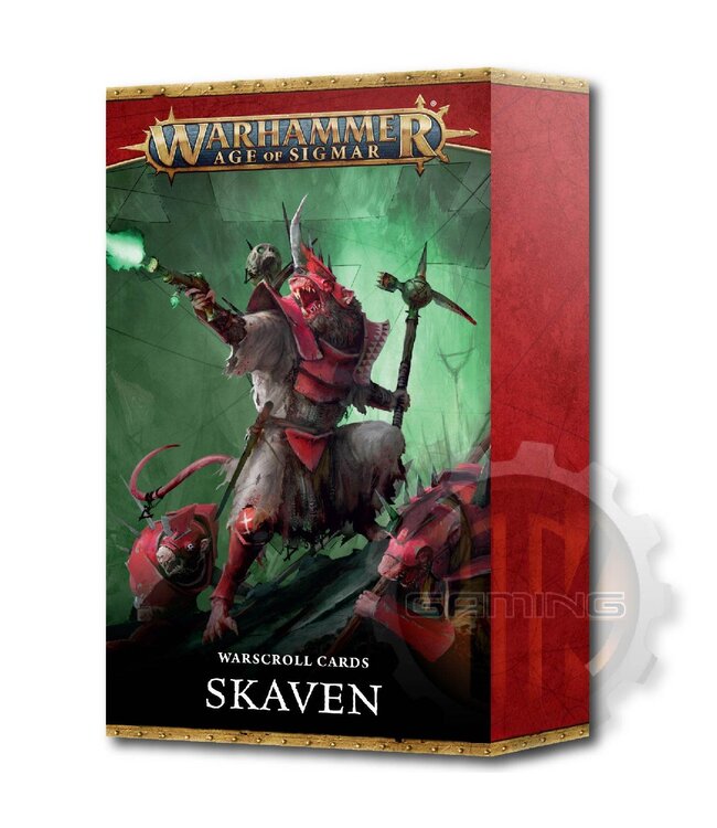Age Of Sigmar Warscroll Cards: Skaven