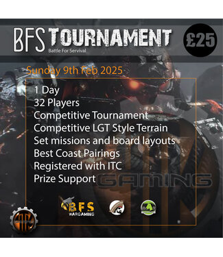 BFS 1 Day Warahmmer 40k Tournament (9th of Feb)