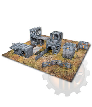 Halo Flashpoint Halo: Flashpoint Deluxe Buildable 3D Terrain Set
