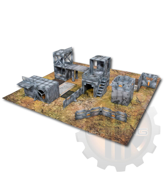 Halo Flashpoint Halo: Flashpoint Deluxe Buildable 3D Terrain Set