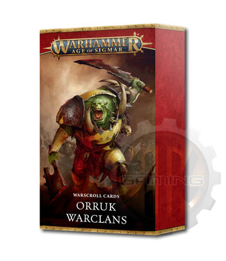 Age Of Sigmar Warscroll Cards: Orruk Warclans