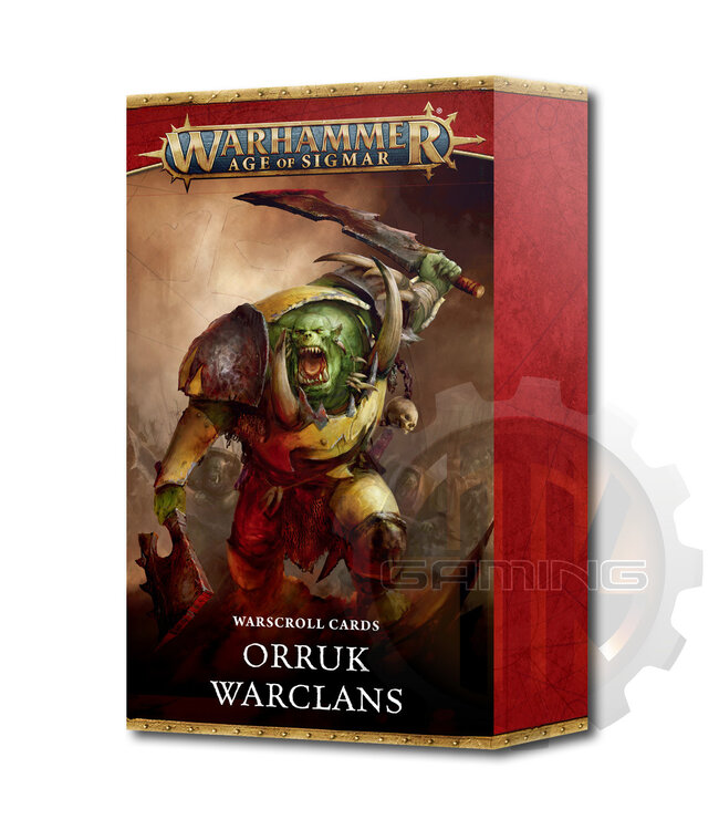Age Of Sigmar Warscroll Cards: Orruk Warclans