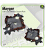 MAD Gaming Terrain Low Level Square Ruins Crater (2pk)