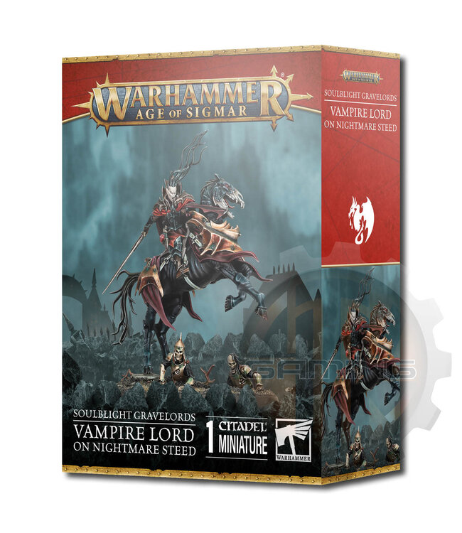 Age Of Sigmar Soulblight Gravelords: Vampire Lord On Nightmare Steed