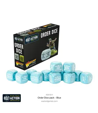 Bolt Action Bolt Action: Orders Dice pack - Blue