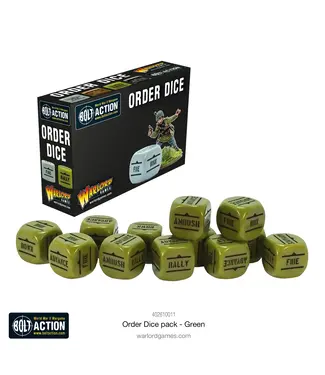 Bolt Action Bolt Action: Orders Dice pack - Green