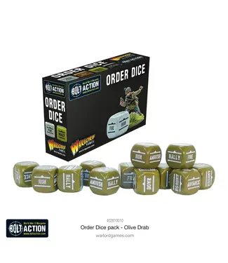 Bolt Action Bolt Action: Orders Dice pack - Olive Drab