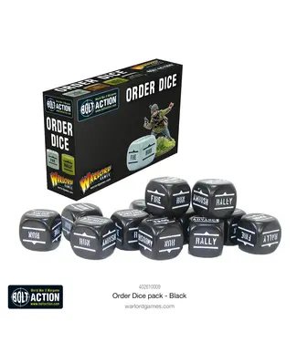 Bolt Action Bolt Action: Orders Dice pack - Black