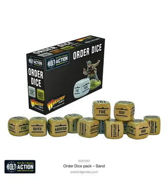 Bolt Action Bolt Action: Orders Dice pack - Sand