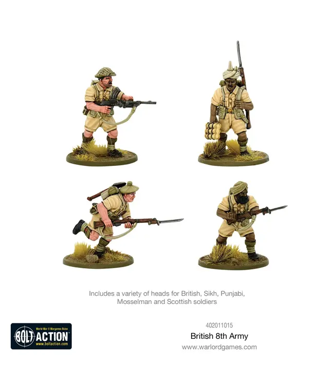 Bolt Action 8th Army Infantry