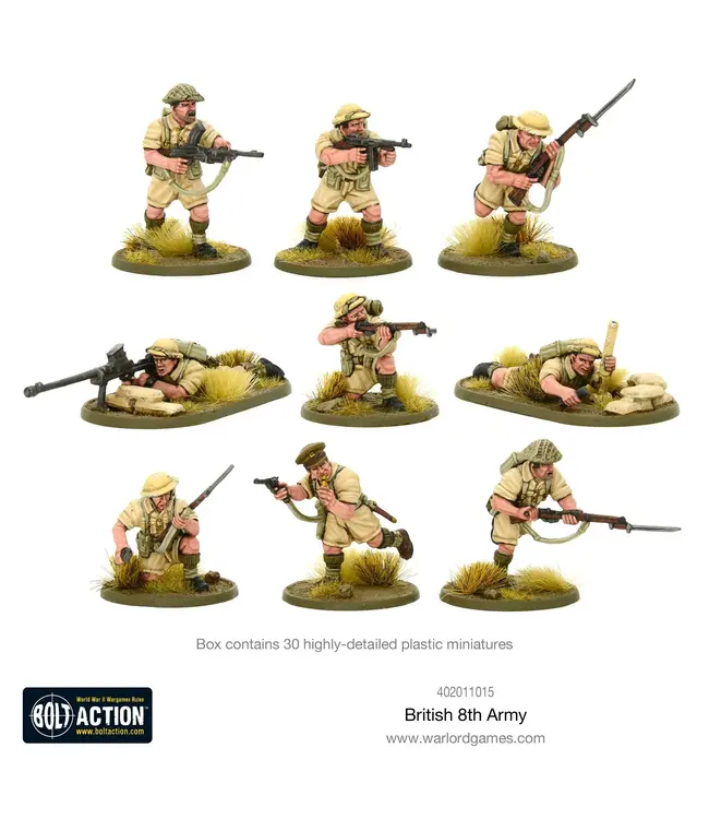Bolt Action 8th Army Infantry